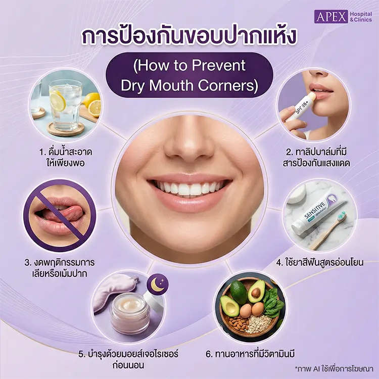 ขอบปากแห้ง