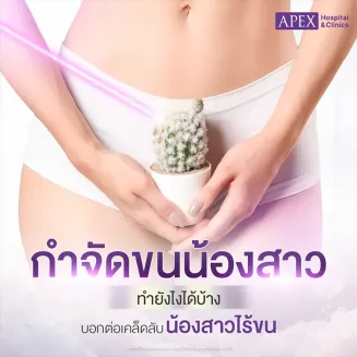 เลเซอร์กำจัดขนน้องสาว ช่วยรักษาความสะอาด ลดการระคายเคือง