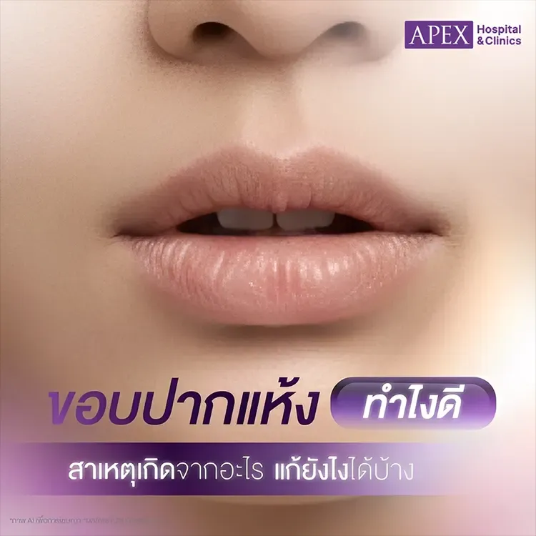 ขอบปากแห้ง สาเหตุเกิดจากอะไร วิธีดูแลรักษาและป้องกันอย่างไร