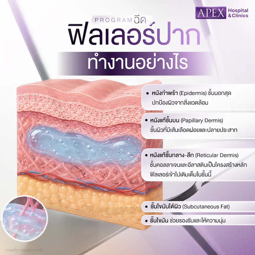 ฟิลเลอร์ปาก ทำงานอย่างไร