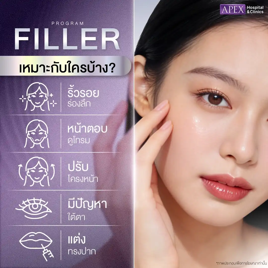 ฉีดฟิลเลอร์เหมาะกับใครบ้าง