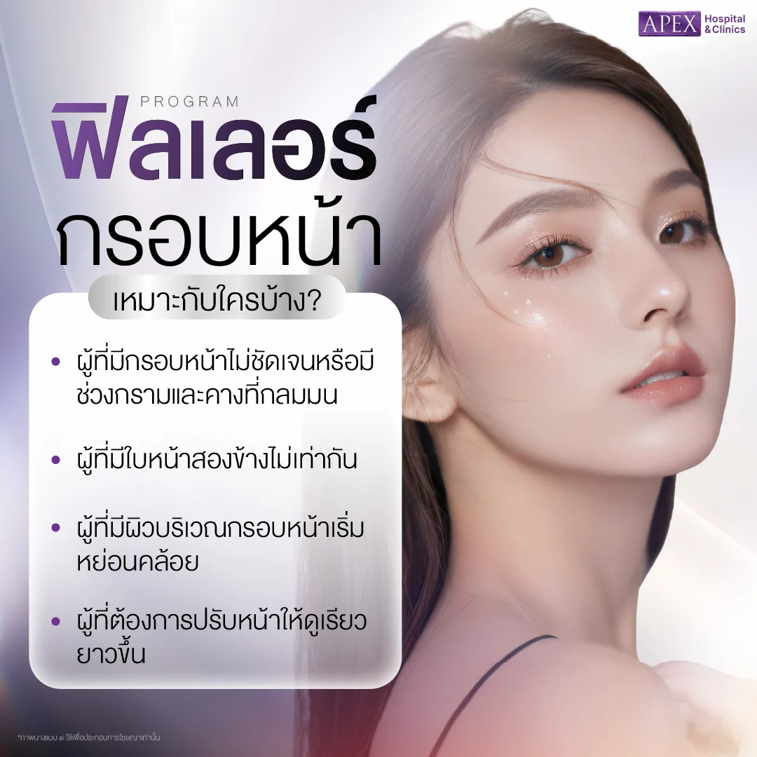 ฟิลเลอร์กรอบหน้าเหมาะกับใคร