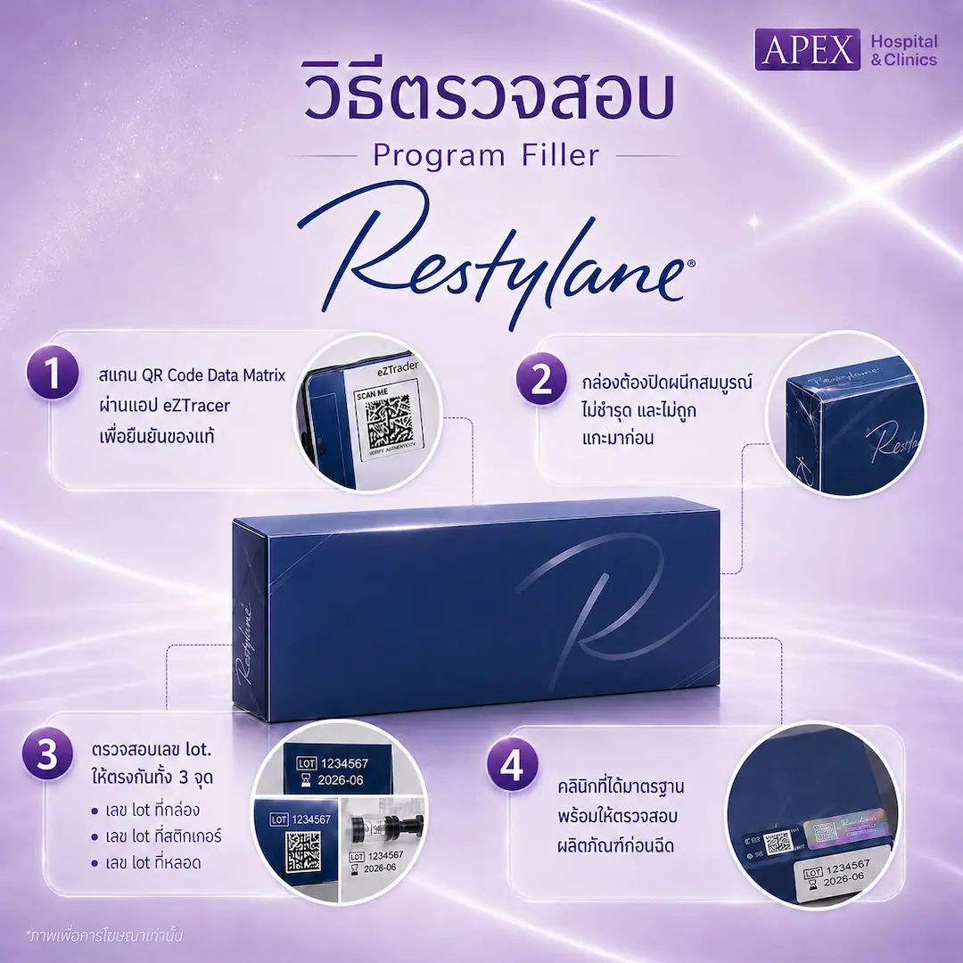ฟิลเลอร์ Restylane แท้