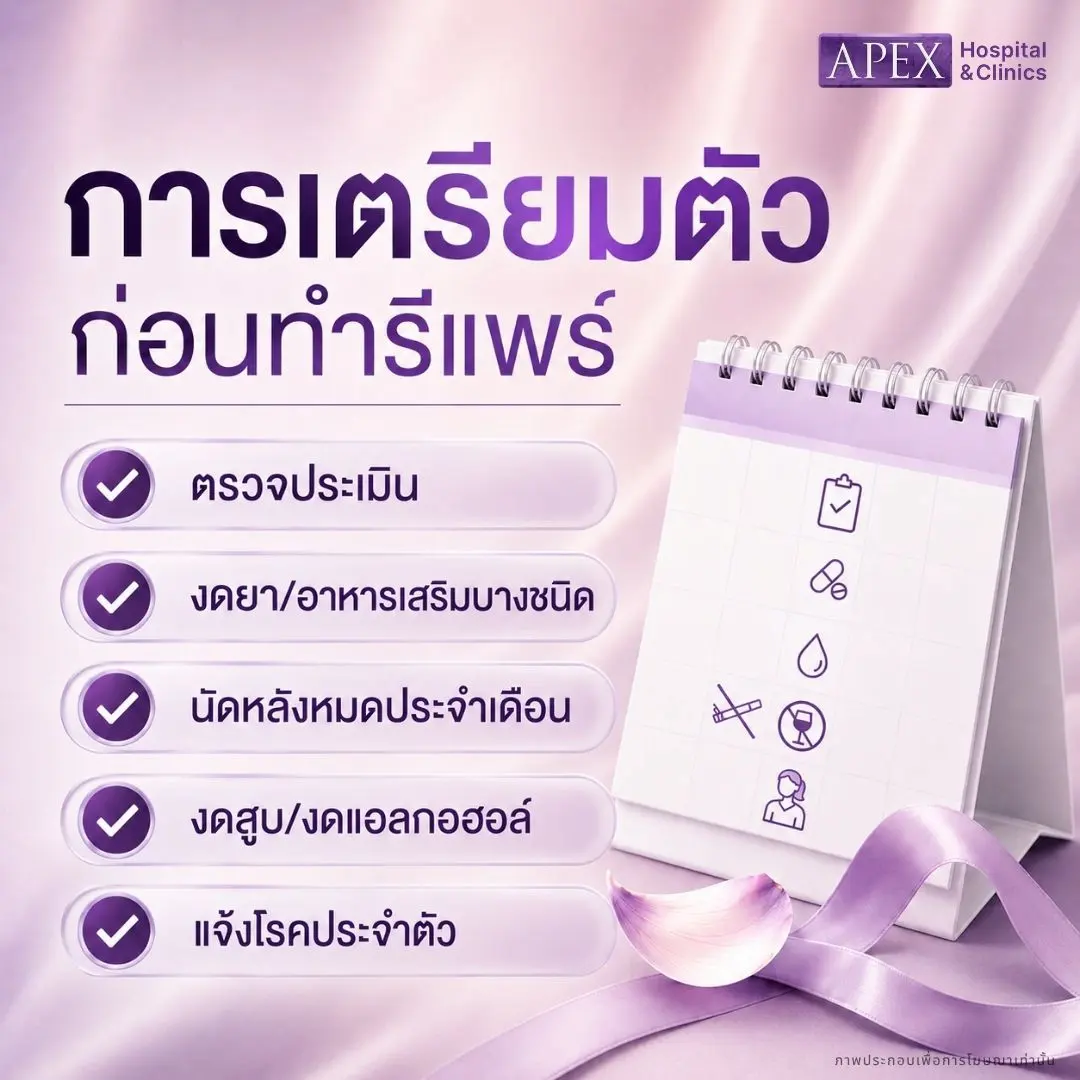 การเตรียมตัวก่อนทำรีแพร์
