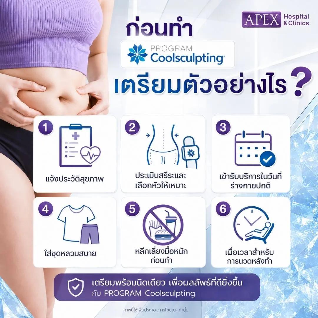 ก่อนทำ Coolsculpting เตรียมตัวอย่างไร