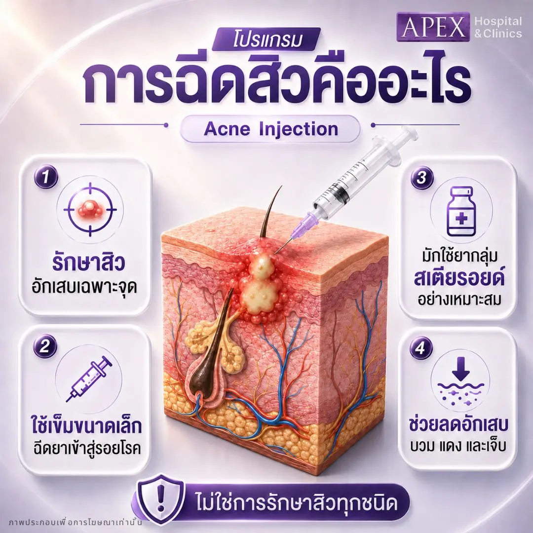 ฉีดสิว คืออะไร