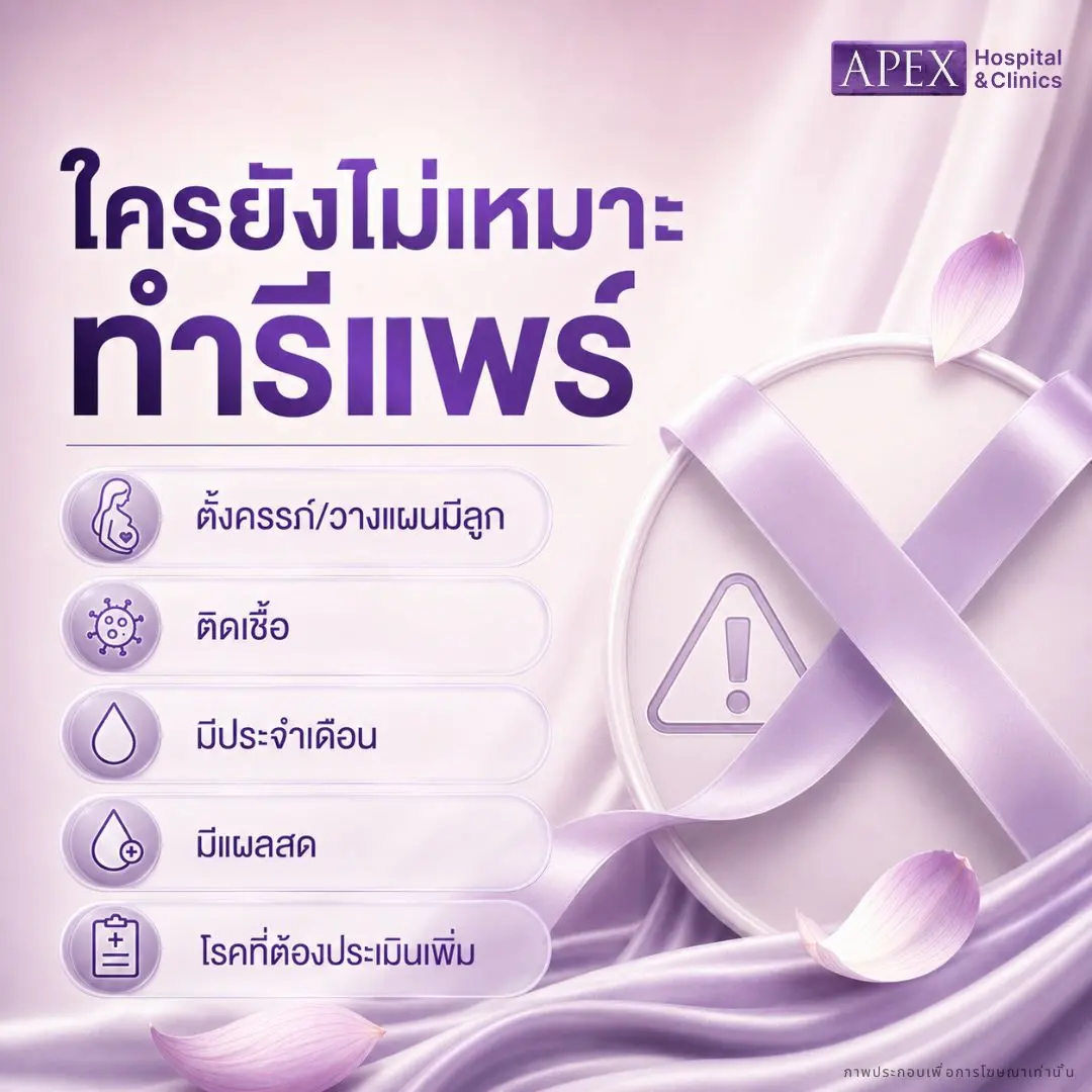 ใครที่ยังไม่เหมาะกับการรีแพร์