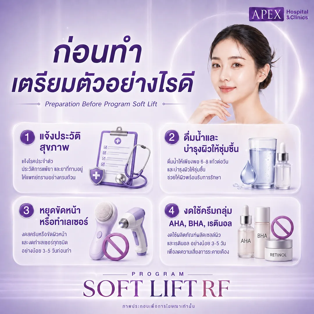 ก่อนทำ Soft Lift RF