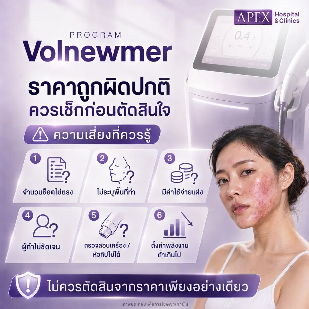 ความเสี่ยงจาก Volnewmer ราคาถูกผิดปกติ