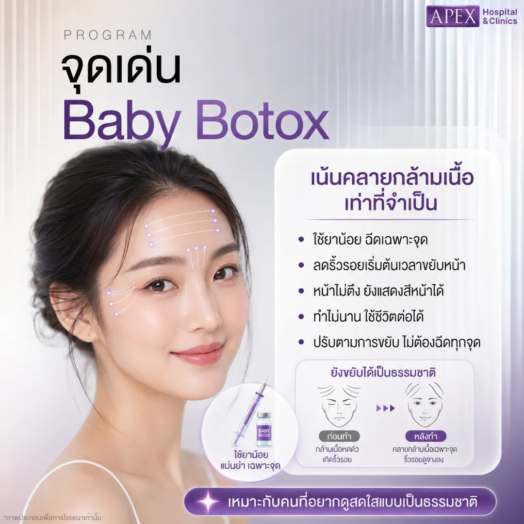 จุดเด่นของ Baby Botox