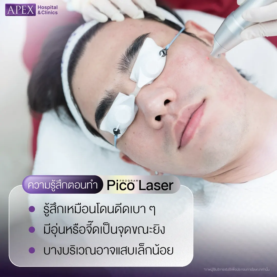 ความรู้สึกขณะทำ Pico Laser เป็นอย่างไร