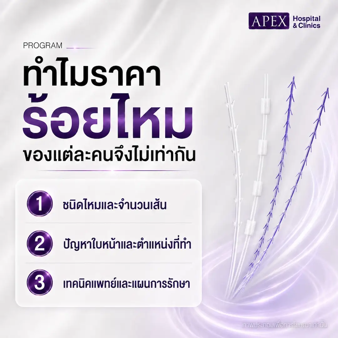 ทำไมราคาร้อยไหมของแต่ละคนจึงไม่เท่ากัน