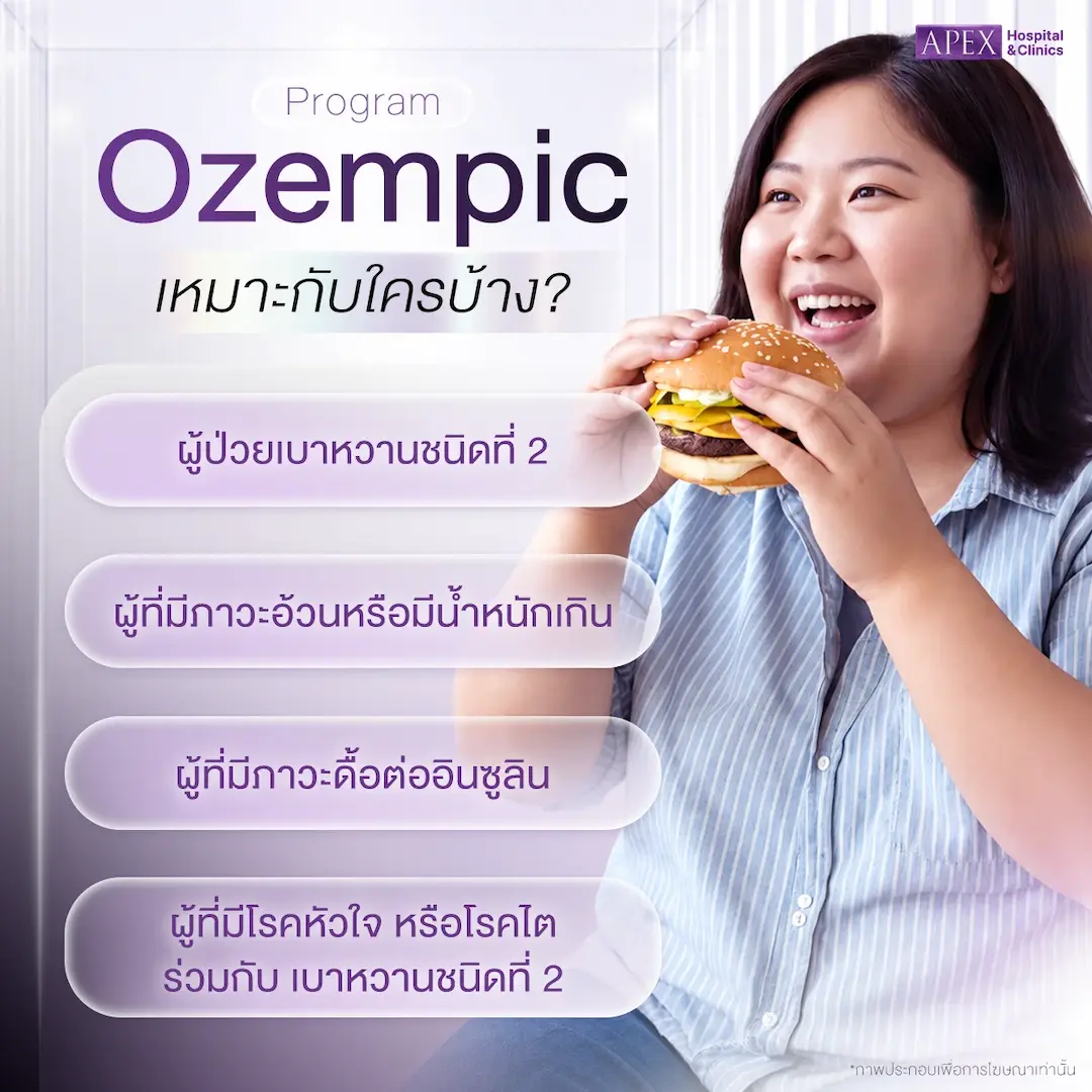 Ozempic เหมาะกับใครบ้าง
