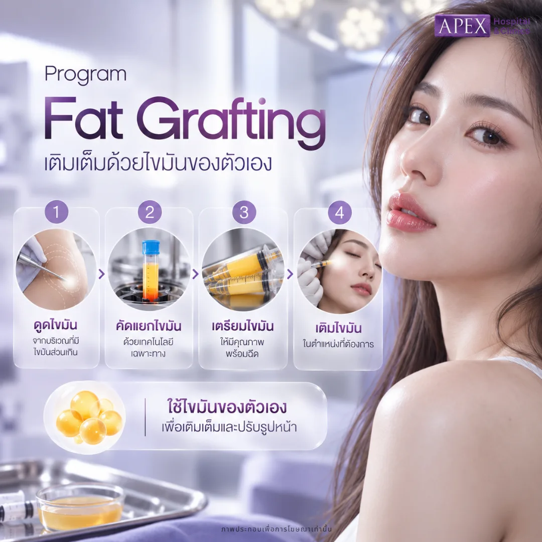 ปรับสัดส่วนคางด้วย Fat Grafting